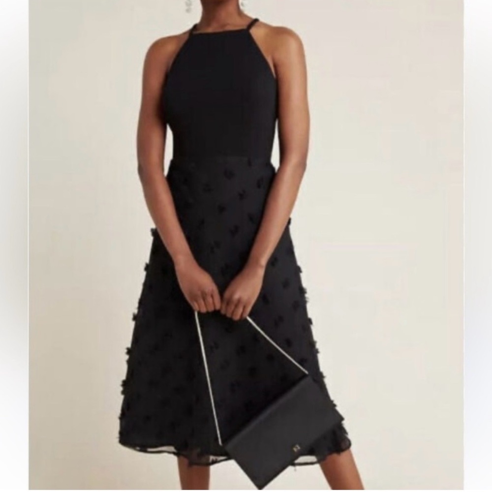 NWT Anthropologie Sunday in Brooklyn Sydney midi dress  LBD date night M